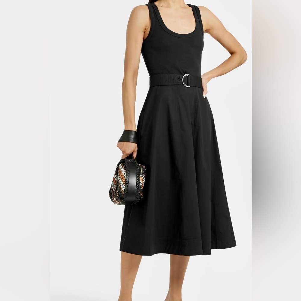 NWT Veronica Beard Ennis Belted Dress M